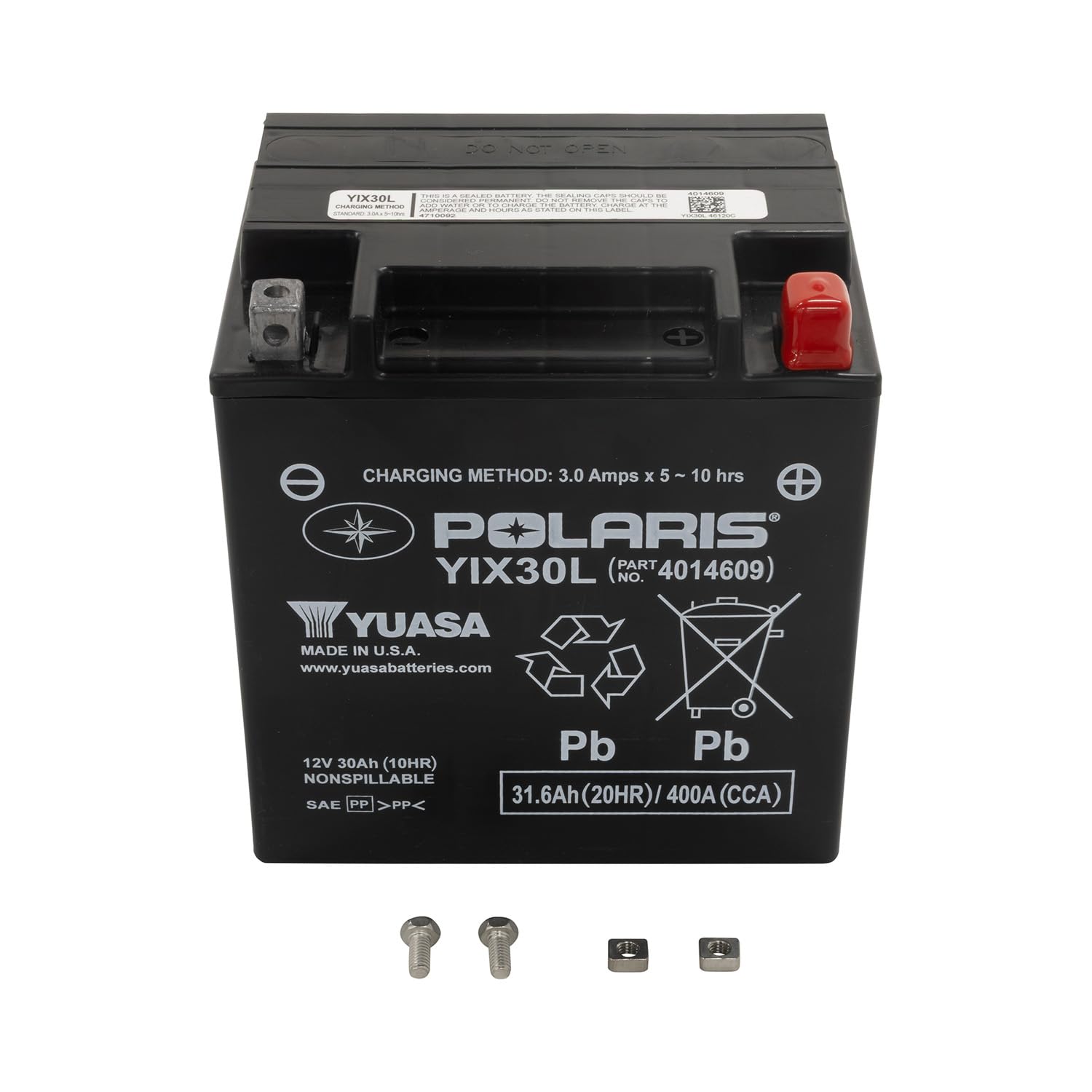 AMBITION 電源、電池 Amazon | Polaris 12V 30Ah 密閉型充電式AGMバッテリー 特定の